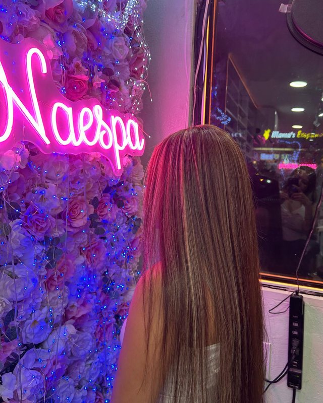 Hair color and blowout at Naespa Beauty in Astoria, Queens
