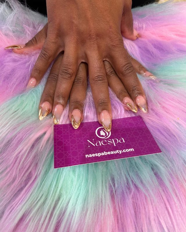 Nail art and gel manicure at Naespa Beauty in Astoria, Queens
